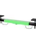 Heavy Duty Floor Jack Cross Beam Adapter With No Shake Rock Steady Support Tough As Nails Crossbar with anti-scratch rubber pads.