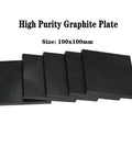 Premium Graphite Sheet For High Temperature Applications 100x100mm Electrode Plate With 1 To 30mm Thickness High Purity Carbon
