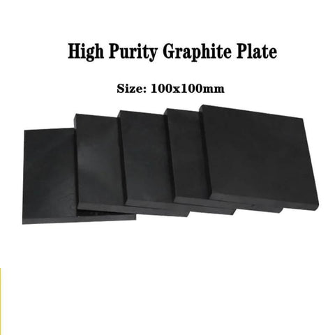 Premium Graphite Sheet For High Temperature Applications 100x100mm Electrode Plate With 1 To 30mm Thickness High Purity Carbon