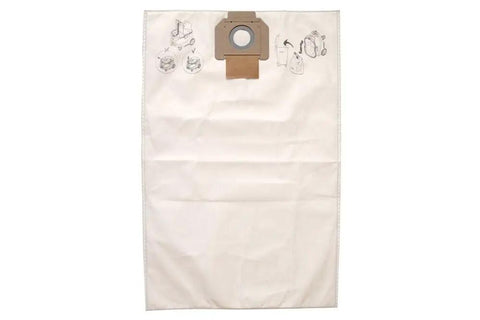 5 Pack Fleece Dust Bags For DE 1230 Dust Extractors, Heavy Duty Replacement Filters That Capture Dust And Extend Filter Life