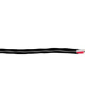 Outdoor Sprinkler And Landscape Lighting Wire 18/5 Multi Conductor, 100 Ft Coil, UV Protected PVC Jacket, black wire close-up
