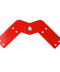 4 Pack Attic Ladder Hinge Kit For Folding Stairs Beefed Up Wobble Free Herringbone Pivot Joint Replacement Heavy Gauge Zinc Plated Steel Hardware Industrial Rigidity For High Vertical Load red steel hinge