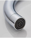 Close-up of the spout of the Floor Mounted Chrome Bath Tub Faucet For Clawfoot Tubs, showing the chrome finish and nozzle design.