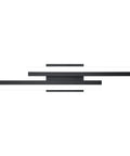 Modern Black 24 Inch LED Vanity Light Dimmable Sleek Lit Wall Fixture Over Mirror With 3CCT Lighting 3000K 4500K 6000K horizontal view