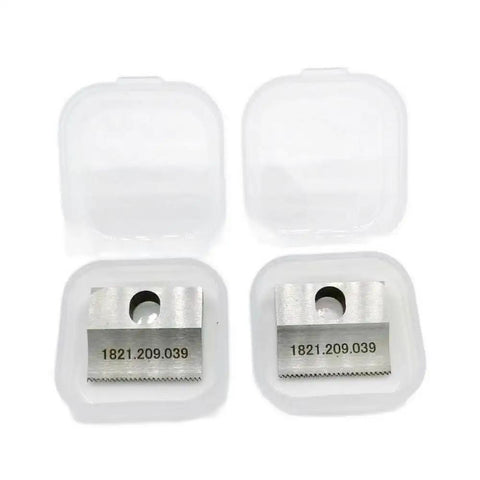 Replacement Cutting Blade 1821.209.039 For OR-T450 ORT450 Battery Powered Plastic Strapping Tool Heavy Duty Cutter Spare Part With Factory-Grade Cutting Performance, 2-pack in case