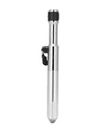 Pro Grade Flex Shaft Rotary Tool Kit With Quick Change Handpiece for flexible shaft machines, silver metal design, no chuck key needed
