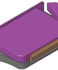 Snap In Magnetic Catch 02-10-101-10 Push To Close Pull To Open Black Polypropylene Frame With.020 To.080 Thickness Zinc Plated Steel Hardware