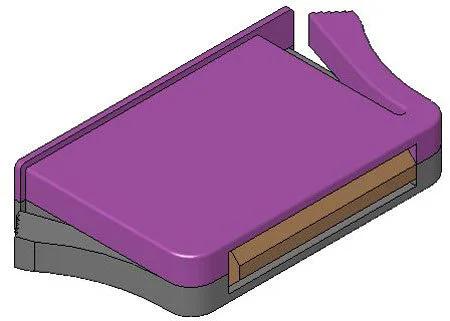 Snap In Magnetic Catch 02-10-101-10 Push To Close Pull To Open Black Polypropylene Frame With.020 To.080 Thickness Zinc Plated Steel Hardware