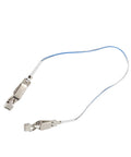 Stainless Steel Fencing Head Wire Clamp For Foil And Saber Equipment With Conductive Wire Design And Precise Connection Stable Hold