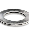 Delta Protekt Steel Wedge Locking Washers For M10 Bolts Vibration Resistant Safety Washers With Zinc Flake Coating side view