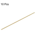 Top Tier 10 Pack Of 1Mm X 300Mm Solid Brass Round Rod Shaft Lathe Bar Stock For Diy Crafting And Model Building with smooth finish