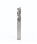 Surface milling cutter, carbide end mill with 3 flutes, silver finish, D14x100
