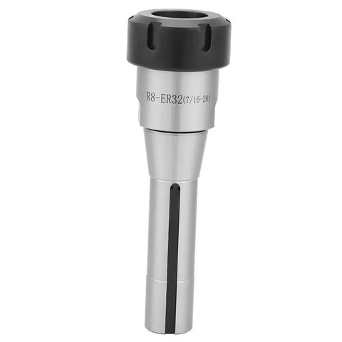 R8 ER32 High Speed Steel Collet Chuck Holder Set for CNC Machining Boring Milling Drilling and Engraving shown up close