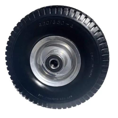 Flat Free Foam Filled Replacement Tires Set Of 2 For Jungle Wheels Sulky Carts And Hand Trucks 10 Inch Size 4.10 By 3.50 By 4