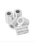 Aluminum Spacer Three Quarters Inch OD Three Eighths Inch ID Choose Your Length Unthreaded Round Standoff Bushing Plain Finish Fits Three Eighths Inch Bolts Or M10 6061 Aluminum Alloy Pack Of Ten