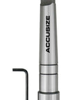 Accusize magnetic drill annular cutter arbor MT4 to 3/4 in Weldon shank; silver metal with included L-shaped hex key