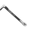 Beefy Heavy Duty Pry Bar With Cats Paw Nail Puller 11.8 Inch Mini Crowbar made of rust-resistant carbon steel