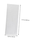 Hidden Finger Pulls For Cabinets And Drawers, 64mm Hole Spacing, Brushed Aluminum Invisible Handles, measured dimensions shown
