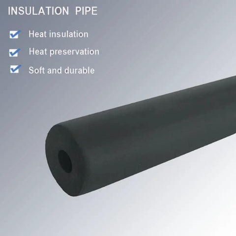 Foam Pipe Insulation Tubing, 1 Inch Inner Diameter, About 1.72 Inch Outer Diameter, Six Foot Length, Fire Resistant Self Extinguishing Foam