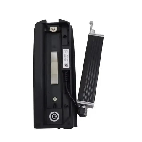 Dang Good Portable Surface Roughness Tester With Big Bright Lcd And Lightning Fast Charging For Crushing Surface Flaws And Dropping Sweet Accuracy On Any Machine Shop Floor Today, showing back view and probe.