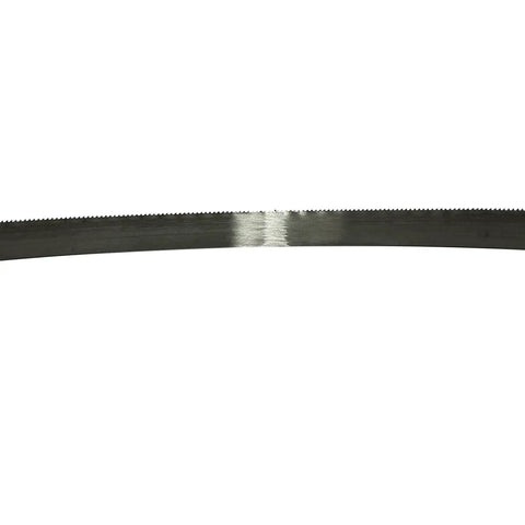 Close-up of 32-7/8 Inch 0.020 Inch Thick 1/2 Inch Wide 24 TPI Bandsaw Blade Hook Tooth Design