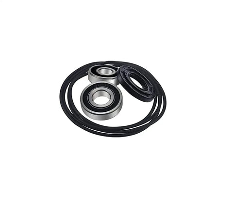 Top Shelf Front Load Washer Tub Bearing And Seal Replacement Kit For Plug And Play Setup And Quiet Drum Spin Without Drama Or Loud Clanking Noises Today. Four piece bearing and seal kit with rubber seals and metal bearings.
