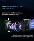 Hotend Extruder Full Kit For CR6 SE And CR6 MAX 3D Printers With Auto Leveling showing heating and cooling system