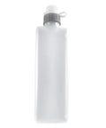 Hiking Hydration Bottle With Protective Dust Cover Leakproof And Lightweight Water Holder for trails and travel close-up view.