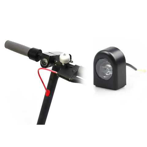 All Weather Waterproof LED Scooter Headlight Front Lamp With Clear Lens For Electric Scooters Replacement Headlight For Xiaomi M365 Series M365 1S Pro Low Power Consumption Seriously Bright