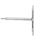 Essential T Handle Hex Wrench Set With 4mm 5mm And 6mm Sizes Made Of Heat Treated Steel For Motorcycle Bike Car Repair Auto Mechanic Work And DIY Home Maintenance Projects That You Gotta Have In Your Garage, chrome finish