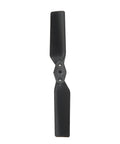 Replacement Tail Propeller for FW200 RC Helicopter, Lightweight Plastic Carbon Fiber Blade, Durable Spare Part, Top View