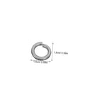 Hella Tough Stainless Steel Spring Lock Washers Assortment Kit with 1.5cm split lock washer for heavy duty use.