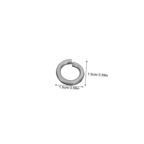 Hella Tough Stainless Steel Spring Lock Washers Assortment Kit with 1.5cm split lock washer for heavy duty use.