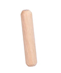 Single solid hardwood pin from M6 Round Fluted Wooden Dowel Pins Set For Furniture Assembly Beefy Durable Solid Hardwood Dowels