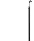 High Powered Dimmable LED Floor Lamp With Adjustable Gooseneck Arm For Killer Lighting Precision, Black Brass Finish