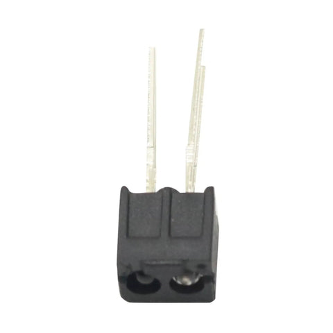 10pcs Reflective Photoelectric Switch Sensor Kit With Built In Visible Light Filter, front view of compact sensor unit