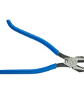 Heavy Duty Slim Head Diagonal Cutters With Spring Loaded Action For Cutting ACSR Nails Screws And Soft Rebar Tie Wire Induction Hardened Blades For Longevity Forged In USA Ironworker Pliers From Klein Tools