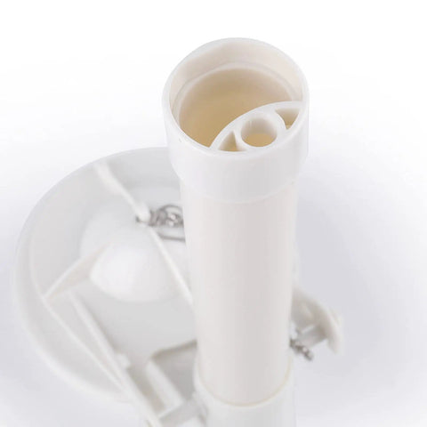 Top view of 3 Inch Flush Valve from the 3 Inch Flush Valve Replacement Kit With Gasket And Bolts For 2 Piece Toilets No Fuss Easy Install