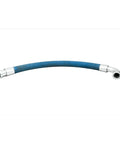 Sweet Deal Blue Heavy Duty Rubber Hose Compatible With Ingersoll Rand Air Compressor R75N R55 Models Using Part Number 23626443 Ensures Zero Leaks At Your Shop To Save Money On Parts While Getting Done Faster Than Ever Before. blue rubber hose with metal fittings