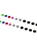 Aim Assist Rings For PS Portal Motion Control Sponge Rings in various colors and textures, 20 Pack for Precision Aiming and Cushioned Joystick Feel.