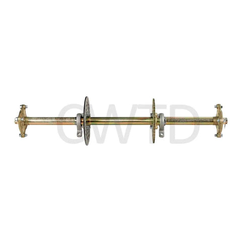 Heavy Duty 32-Inch Live Axle Kit With 420 Sprocket And Brake Disc For 810mm Rear Axle Includes 4-Stud Hubs