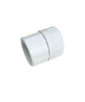 Garden Hose To Pipe Thread Adapter Swivel Fitting From Female Hose Thread To Three Quarter Inch Female Pipe Thread Brass Or PVC No Glue Required DIY Ready Easy Install Durable Connector, white PVC swivel adapter