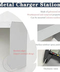 Heavy Duty EV Charger Wall Mount Enclosure With Universal Cable Protector Box Designed For No Fuss Mounting And Dependable Covering Rain Or Snow, made of galvanized steel, 1mm thick.
