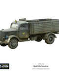 Opel Blitz Maultier WWII Truck 1 56 Scale Tabletop Miniatures Set Plastic Paintable 28mm WWII Soldier Figures Unpainted Minis