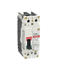 Top Shelf Two Pole Molded Case Circuit Breaker 15 Amp With 100 KAIC Interrupt Capacity And 240 Volt Fixed Trip Frame side view