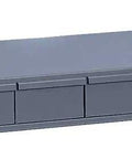 Gray Cold Rolled Steel 6-Drawer Storage Cabinet With Interlocking Drawers, Full-Width Handles, Easy Glide Runners, Heavy-Duty Workshop Organizer