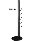 Sturdy Floor Storage Stand With Five Hooks For V Series Cordless Vacuum Cleaners Boss Level Docking Station Organizer Bracket in Black