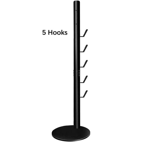 Sturdy Floor Storage Stand With Five Hooks For V Series Cordless Vacuum Cleaners Boss Level Docking Station Organizer Bracket in Black