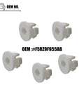 Five Piece Intake Manifold Runner Control Bushings Kit Fits Ford F150 1997 2006 E150 1997 2004 E250 1997 2002 Mustang 1999 2003 Freestar Replacement Clips Plug And Play Install Durable OEM Style, five white OEM-style nylon bushings