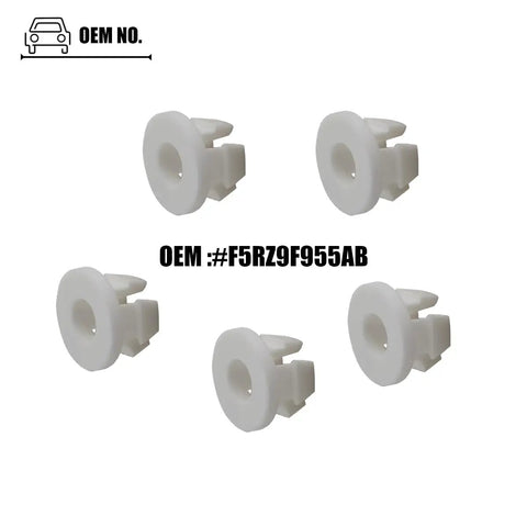 Five Piece Intake Manifold Runner Control Bushings Kit Fits Ford F150 1997 2006 E150 1997 2004 E250 1997 2002 Mustang 1999 2003 Freestar Replacement Clips Plug And Play Install Durable OEM Style, five white OEM-style nylon bushings